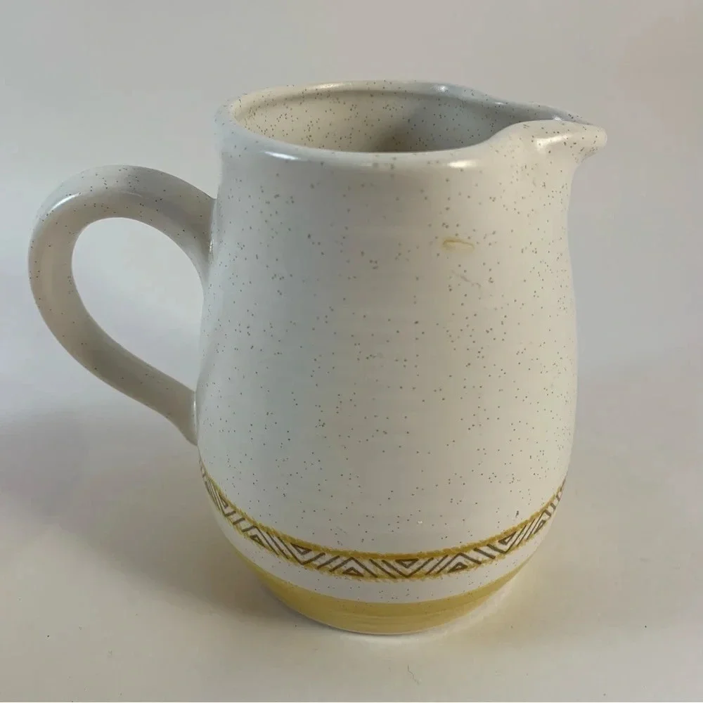 Vintage 1960s Franciscan Earthenware Hacienda Gold Sugar Creamer Set